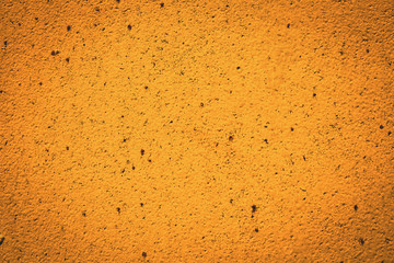Background of a painted  yellow iron metal sheet iron texture
