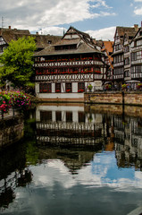 Fototapeta na wymiar Historic house of La Petite France in Strasbourg. France