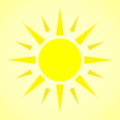 Bright Sun Shinning, Concept - Summer, Heat; Weather
