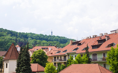 Fototapeta premium Prague roof tops