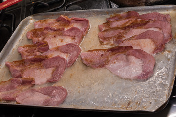 Grilled back bacon