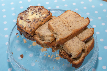 Welsh Bara Brith and Banana cake