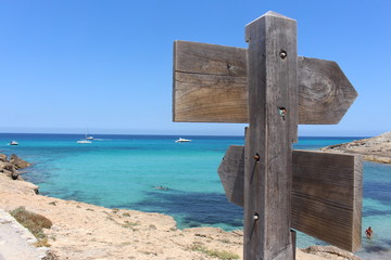 Naklejka premium Direction Holiday