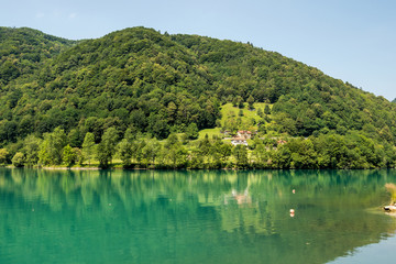 Fototapeta na wymiar Slowenien - Modrej