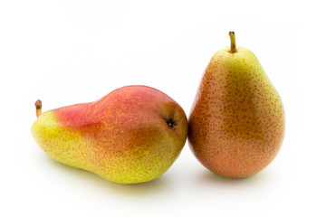 Pears isolated on the white background.