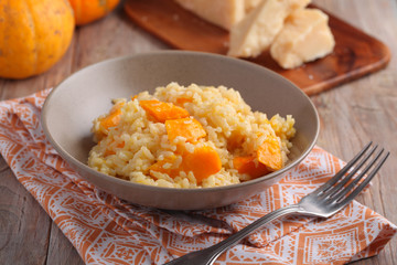 Pumpkin risotto