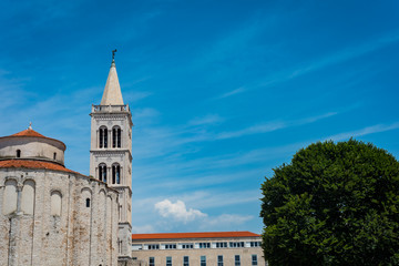 Fototapeta na wymiar Zadar zamek chorwacja