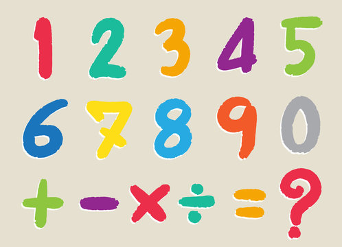 The number drawn by a crayon.