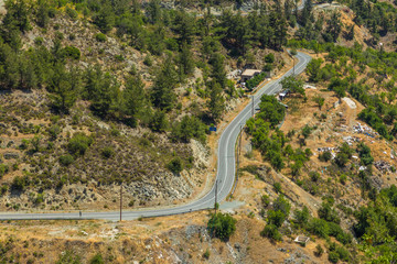 View of the village of Alona. Cyprus