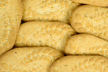 Background made of tasty biscuits