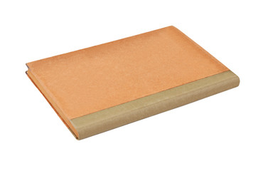 Antique book on white