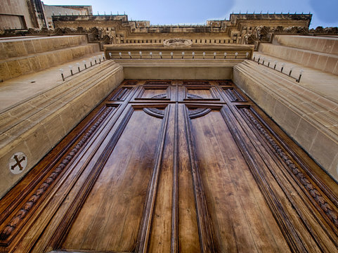 Entrance door of cathedral