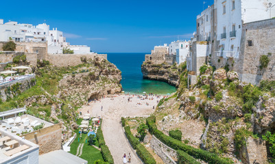 Obraz premium Scenic sight in Polignano a Mare, Bari Province, Apulia, southern Italy.