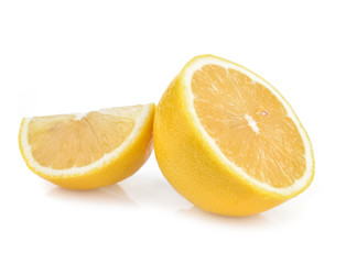 Lemon isolated on white