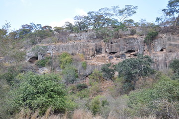 Fototapeta premium The African landscape. Zimbabwe.
