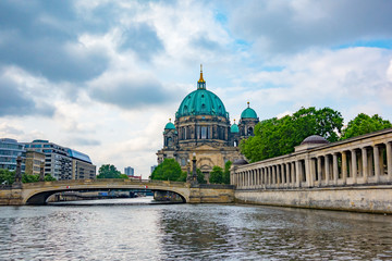 Fototapeta na wymiar Museum Island with Berlin Cathedral, Germany