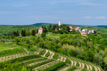 Oprtalj - idyllic small town on a hill in central Istria