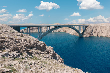 Bridge to the island of Pag