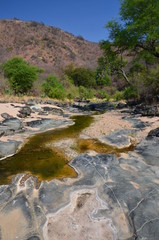 The African landscape. Zimbabwe.