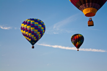 Fototapeta premium Hot Air Balloon Cluster