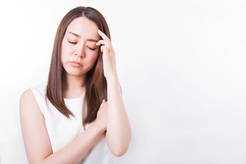 Worried young woman