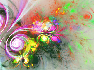 Abstract fractal background