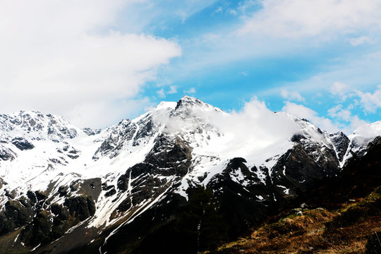 Hintere Sch&ouml;ntaufspitze in solda sulden, Italy
