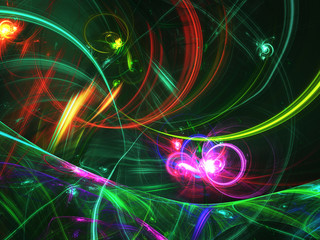 Abstract fractal background