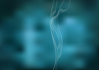 Naklejka premium Abstract teal background whit design elements, turquoise gradient texture backdrop.