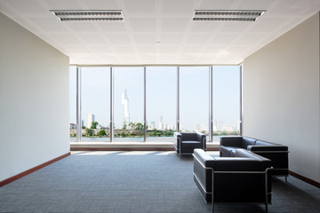 interior of modern lobby