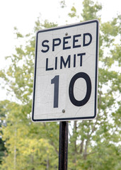 Speed Limit Sign 10 MPH