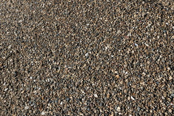 Texture of natural stone - multi-colored pebbles - different-sized stones