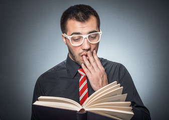 Man with book