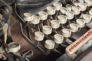 Vintage typewriter.