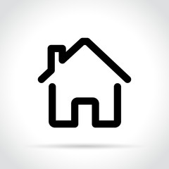 house icon on white background