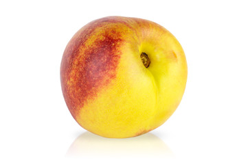 Nectarine isolated on white background
