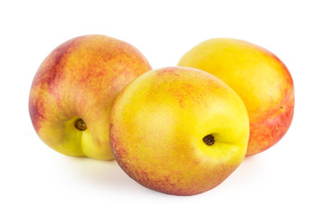 Nectarine isolated on white background