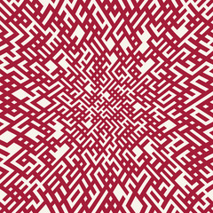 geometric lines maze seamless abstract pattern