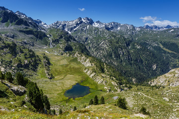 Panorama monte Rosa Valle D'Aosta