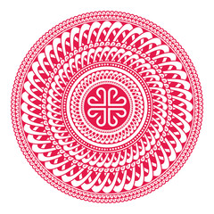 Mongolian traditional ornaments. This round ornaments were created by Mongolian traditions. If you want to use this awesome design element, it would be the best choice. 