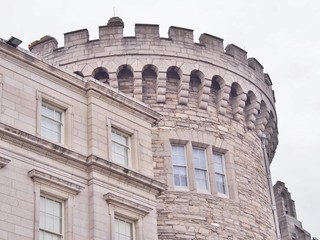 Tower of Dublin Castle off Dame Street, Dublin, Ireland, was until 1922 the seat of the United Kingdom government's administration in Ireland, and is now a major Irish government complex.