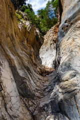 Fototapeta na wymiar Kritsa Gorge near Agios Nikolaos on Crete, Greece
