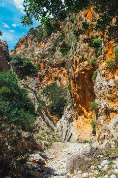 Kritsa Gorge near Agios Nikolaos on Crete, Greece