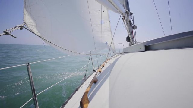 sailboat in summer on the lake ontario toronto