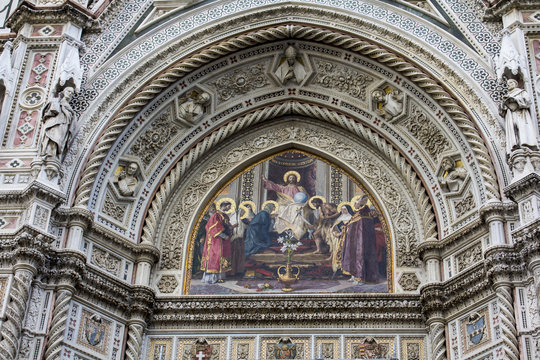 FIRENZE, ITALIA - LUGLIO 25, 2017: il Duomo di Santa Maria del Fiore - Toscana