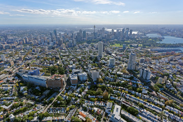 Darlinghurst looking west towards Sydney CBD