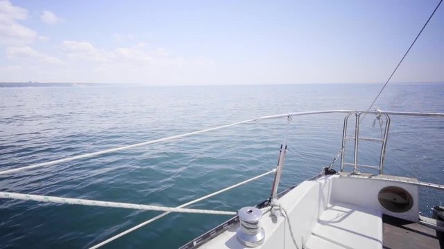 sailboat in summer on the lake ontario toronto
