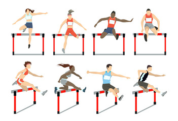 Running with barrier.