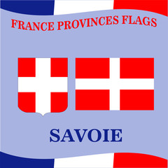 Flag of French province Savoie