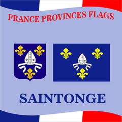 Flag of French province Saintonge